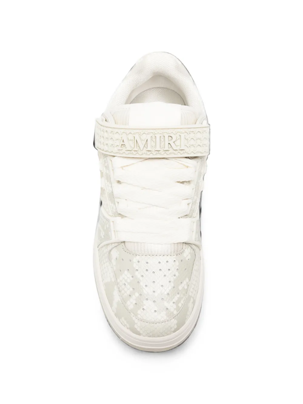 AMIRI MA Skyline sneakers met python-reliëf Beige