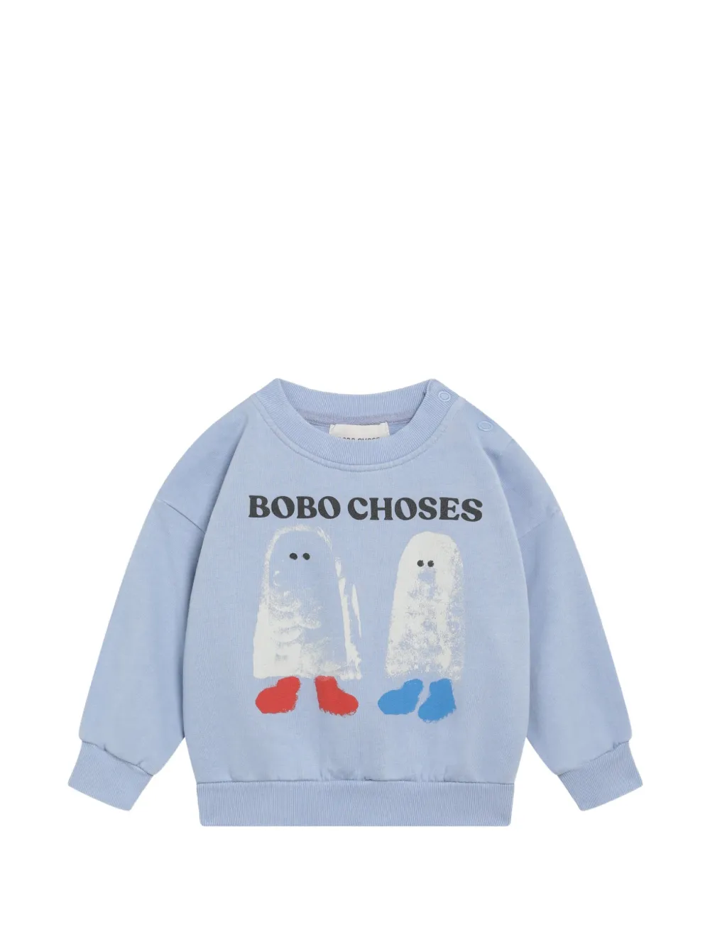 Bobo Choses Booty Ghosts cotton sweater - Blau