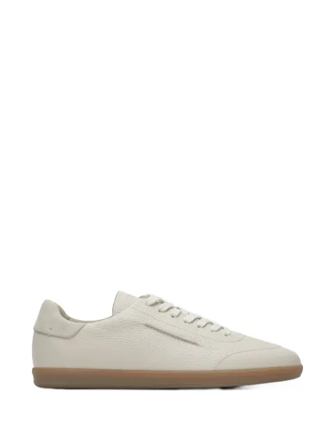 Zegna zapatillas 232 de piel blanca