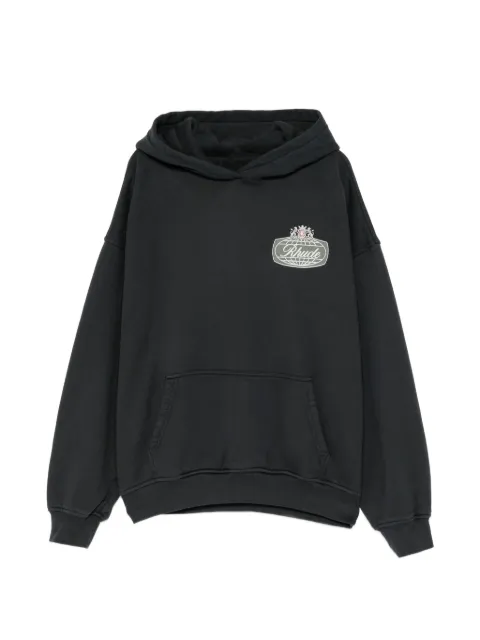 RHUDE 로고 패치 후디