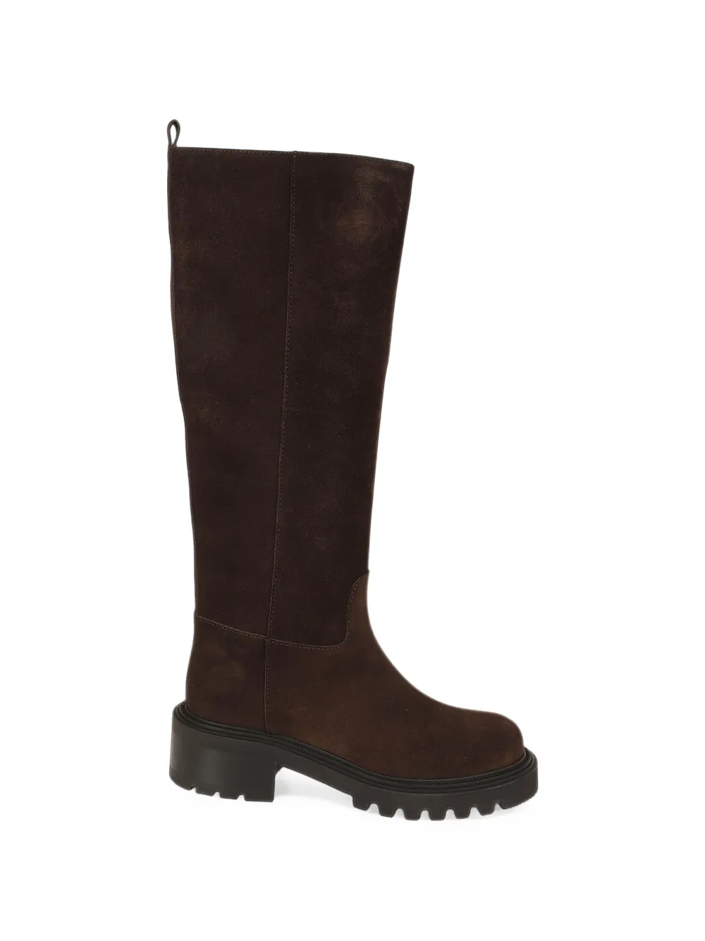 Via Roma 15 suede chunky-sole boots Bruin