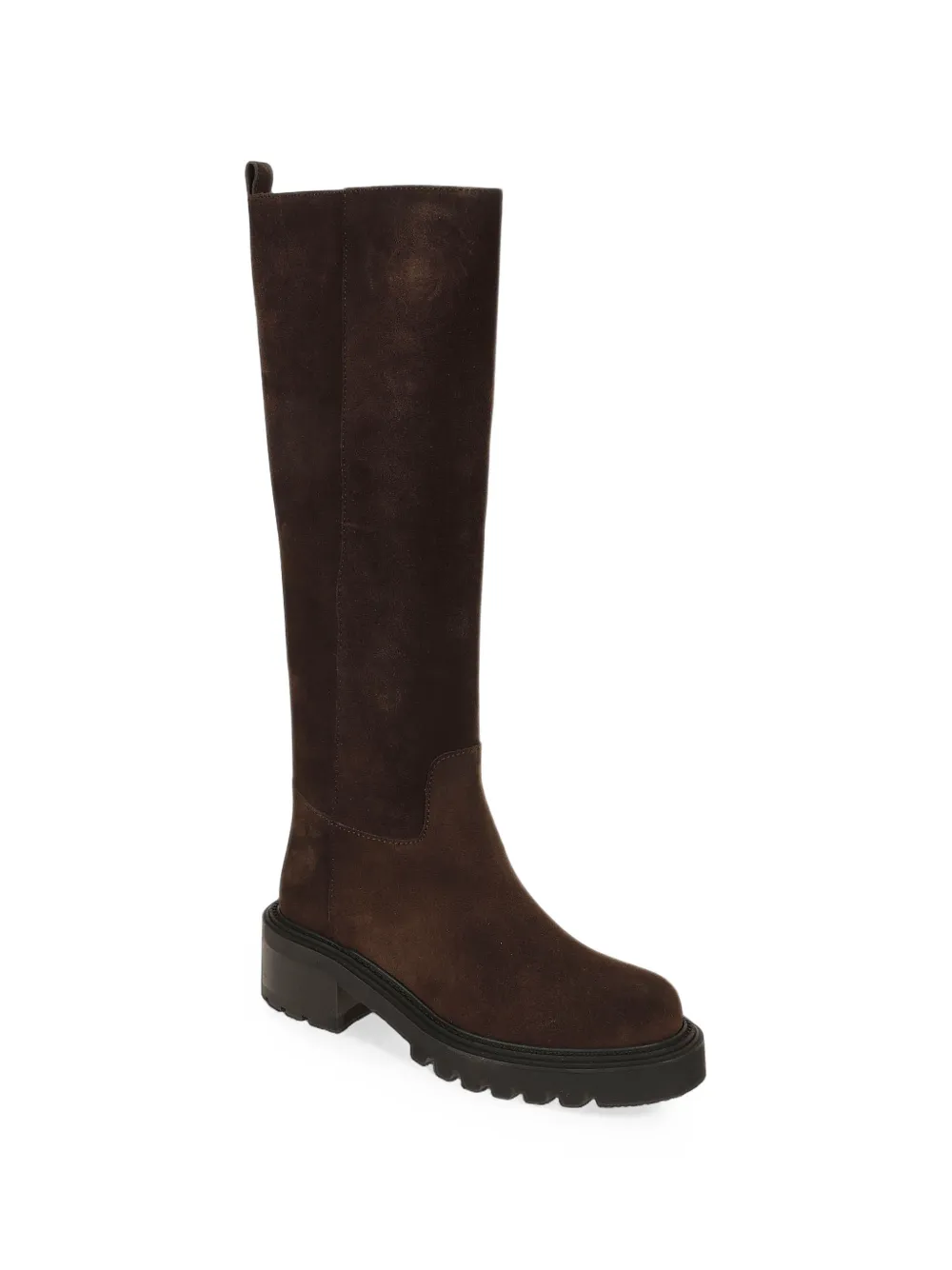 Via Roma 15 suede chunky-sole boots Bruin