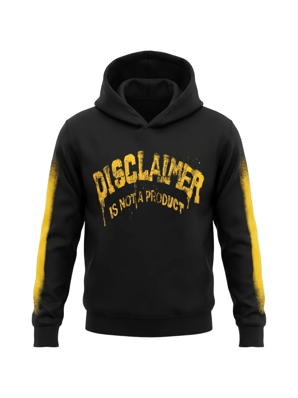 DISCLAIMER Felpa con cappuccio - Nero
