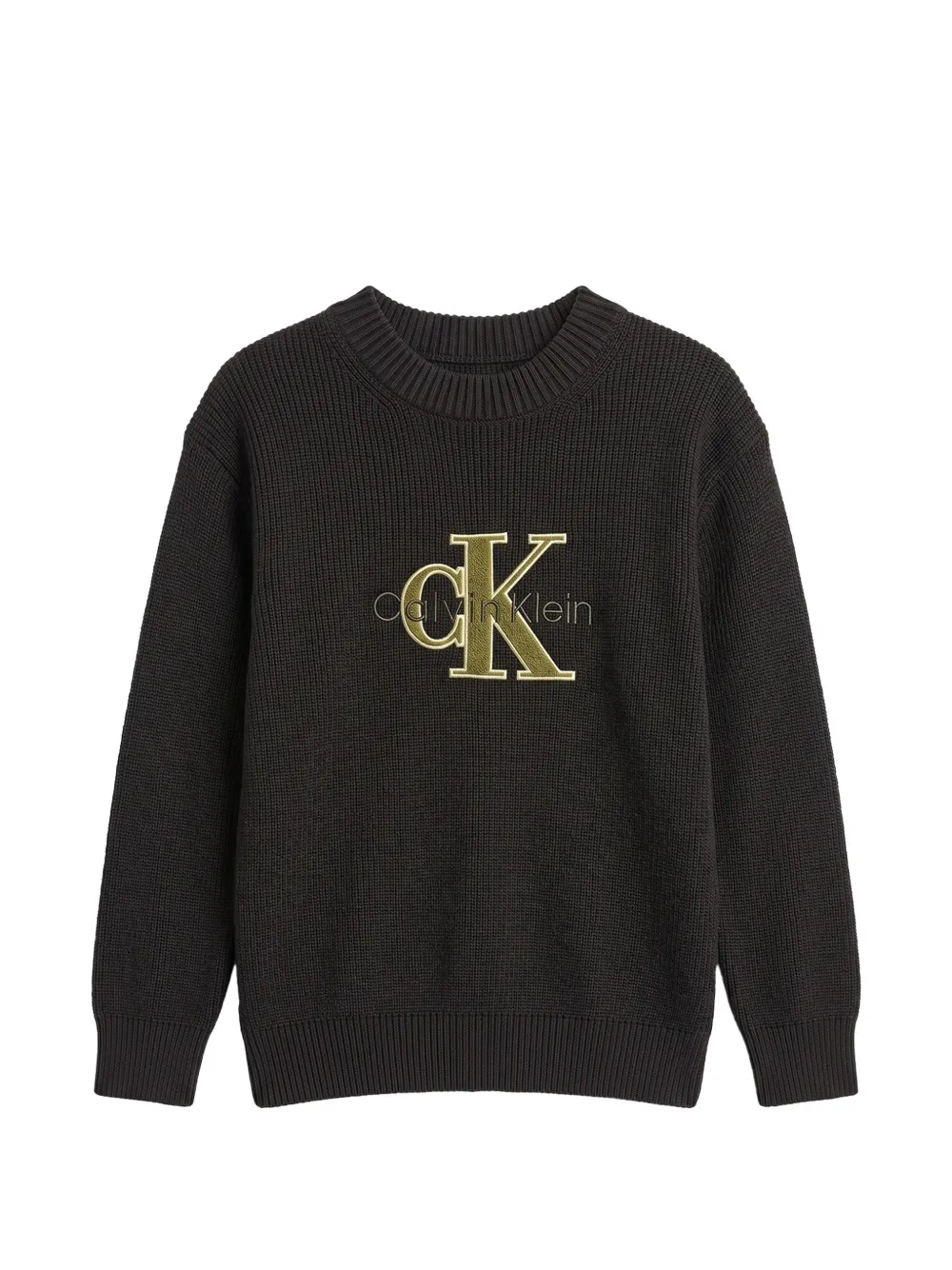 Calvin Klein Kids Maglione con logo - Nero
