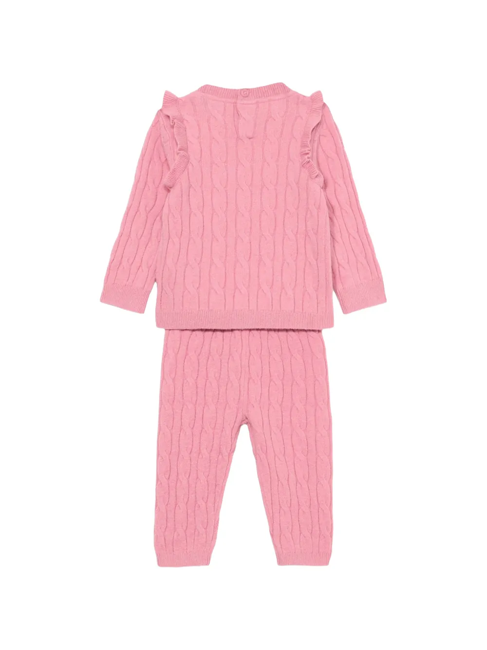 Tommy Hilfiger Junior Kabelgebreide broek Roze