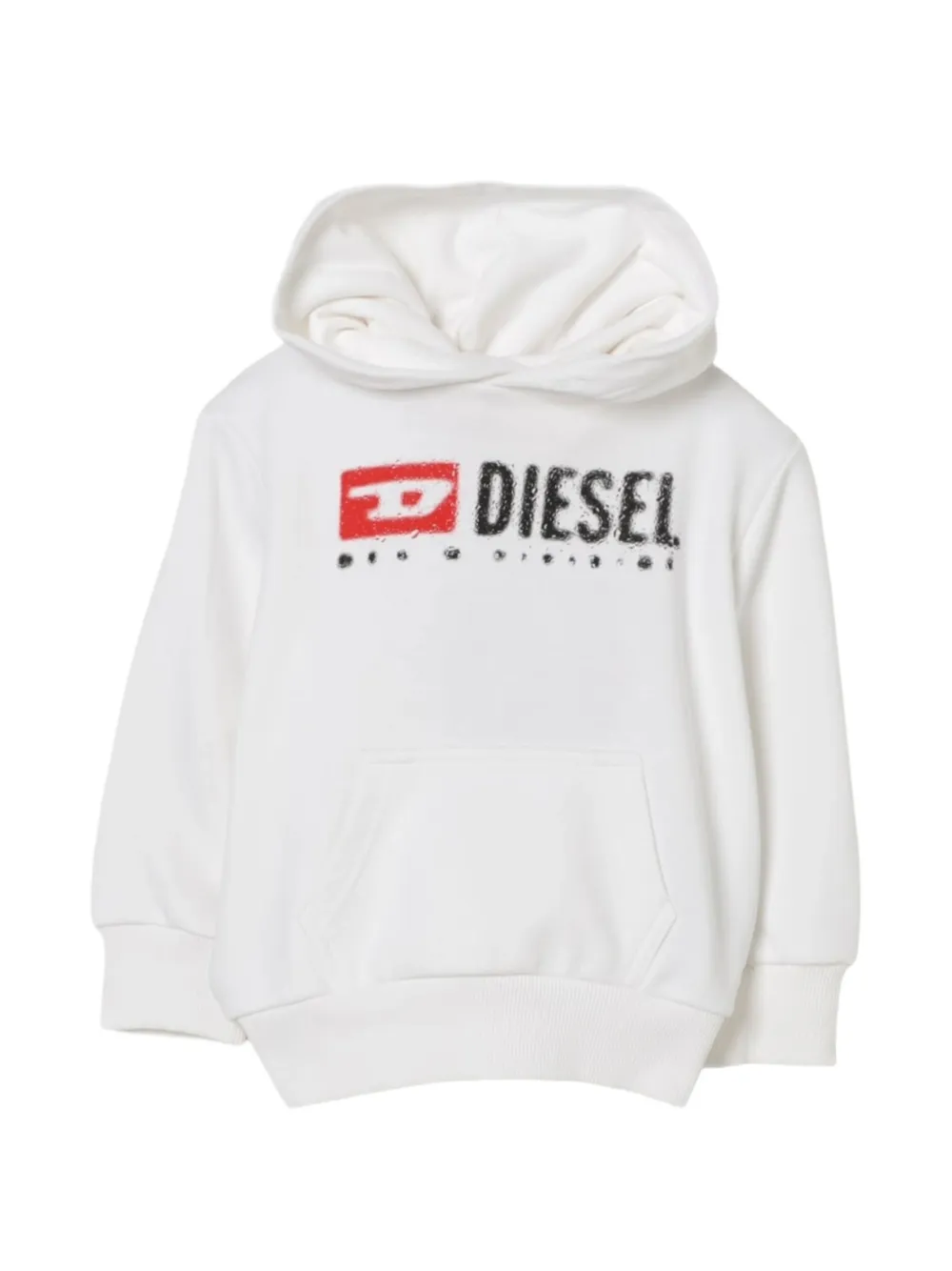 Diesel Kids Felpa con stampa - Bianco