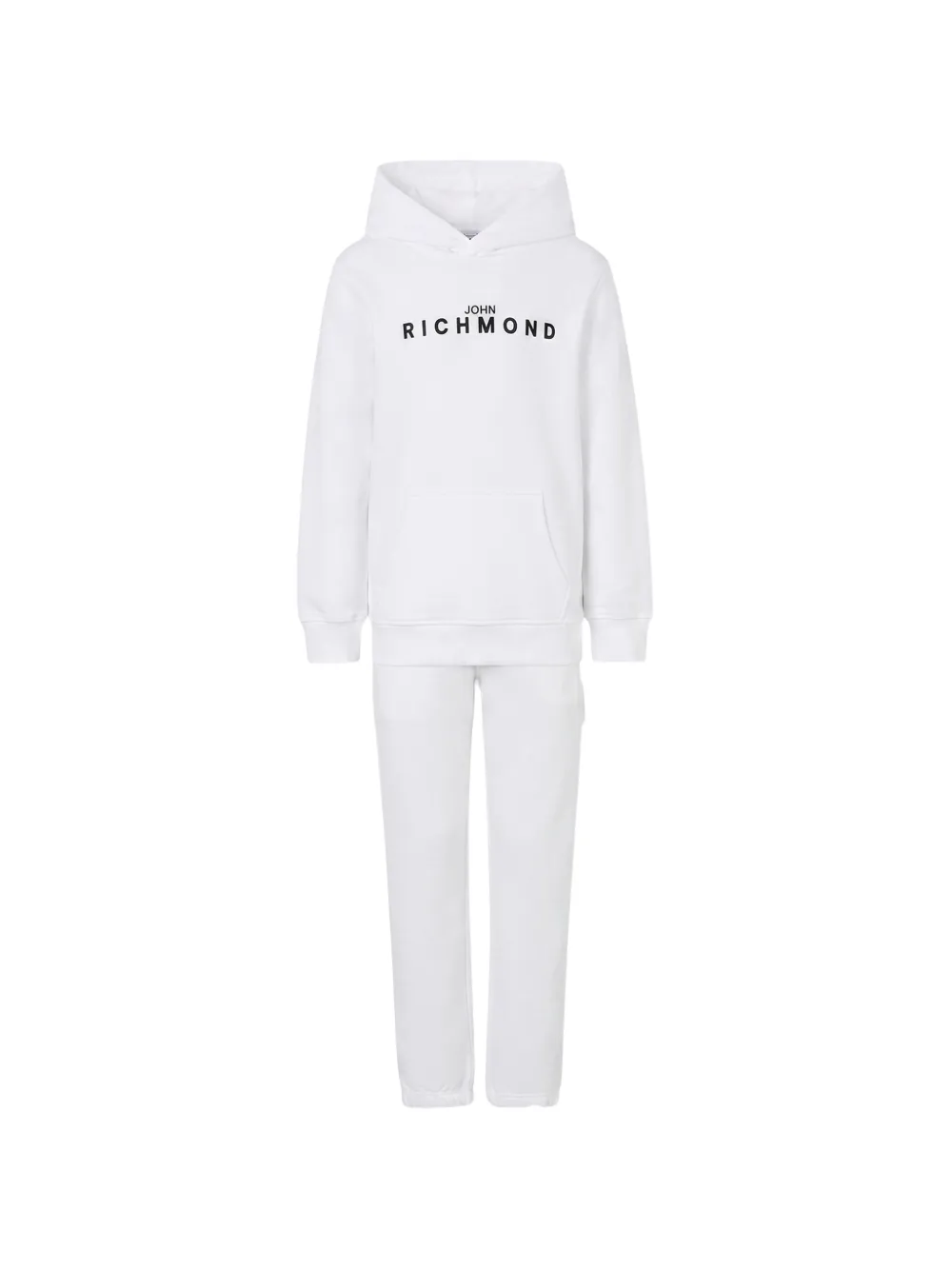 John Richmond Junior Tuta sportiva con stampa - Bianco