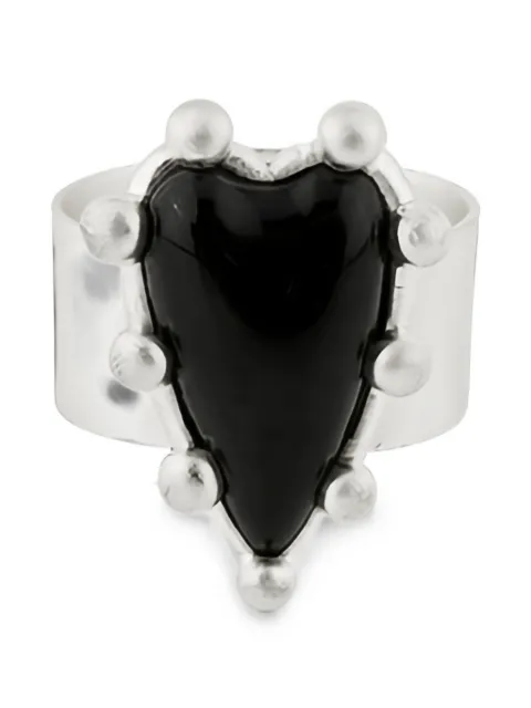 POISONED HEARTS bague en porcelaine à motif cœur