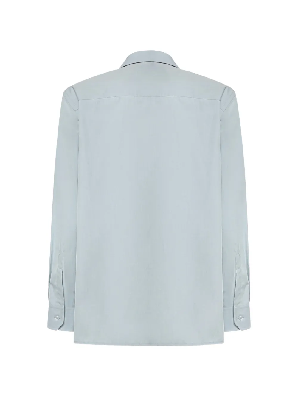 MM6 Maison Margiela Overhemd met logopatch Blauw
