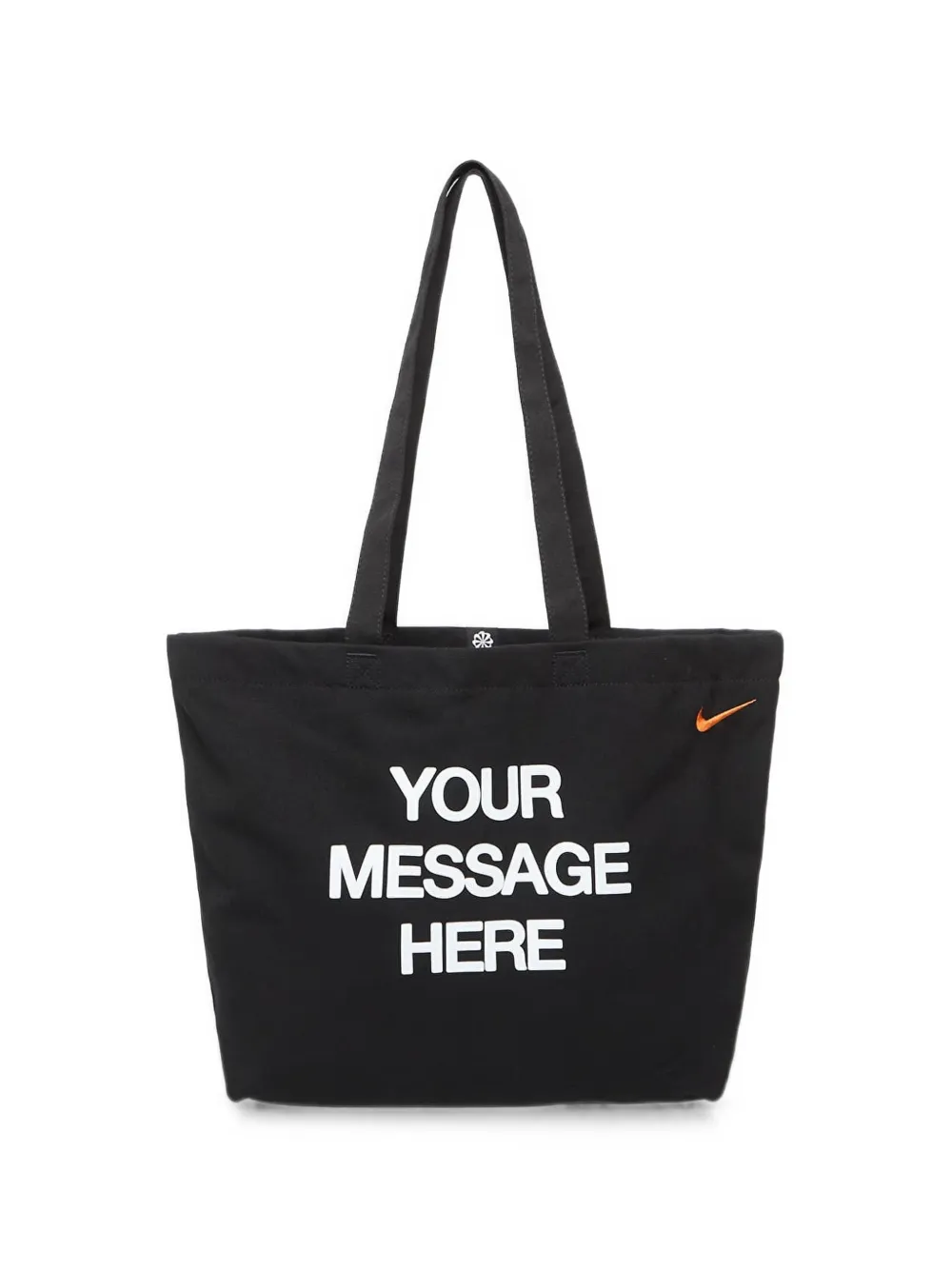Nike Heritage Your Message Here tote bag Zwart