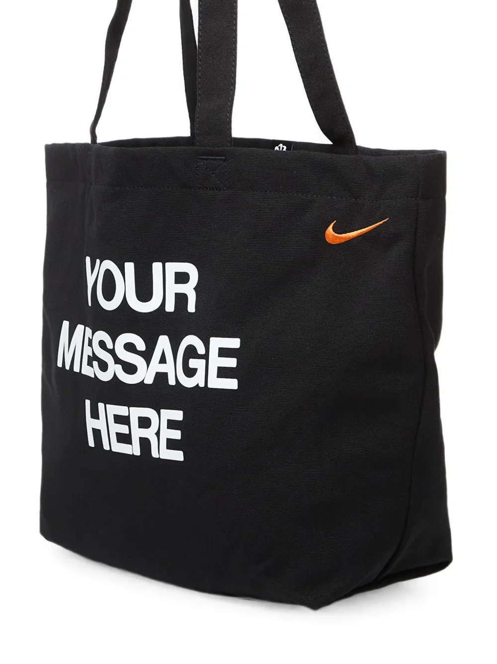 Nike Heritage Your Message Here tote bag Zwart