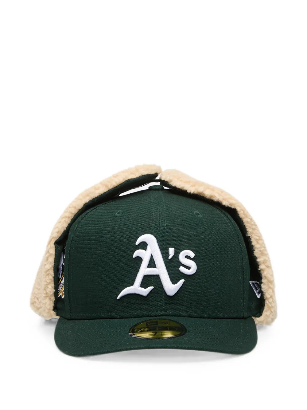 NEW ERA CAP 59FIFTY MLB shearling-trim cap - Grün