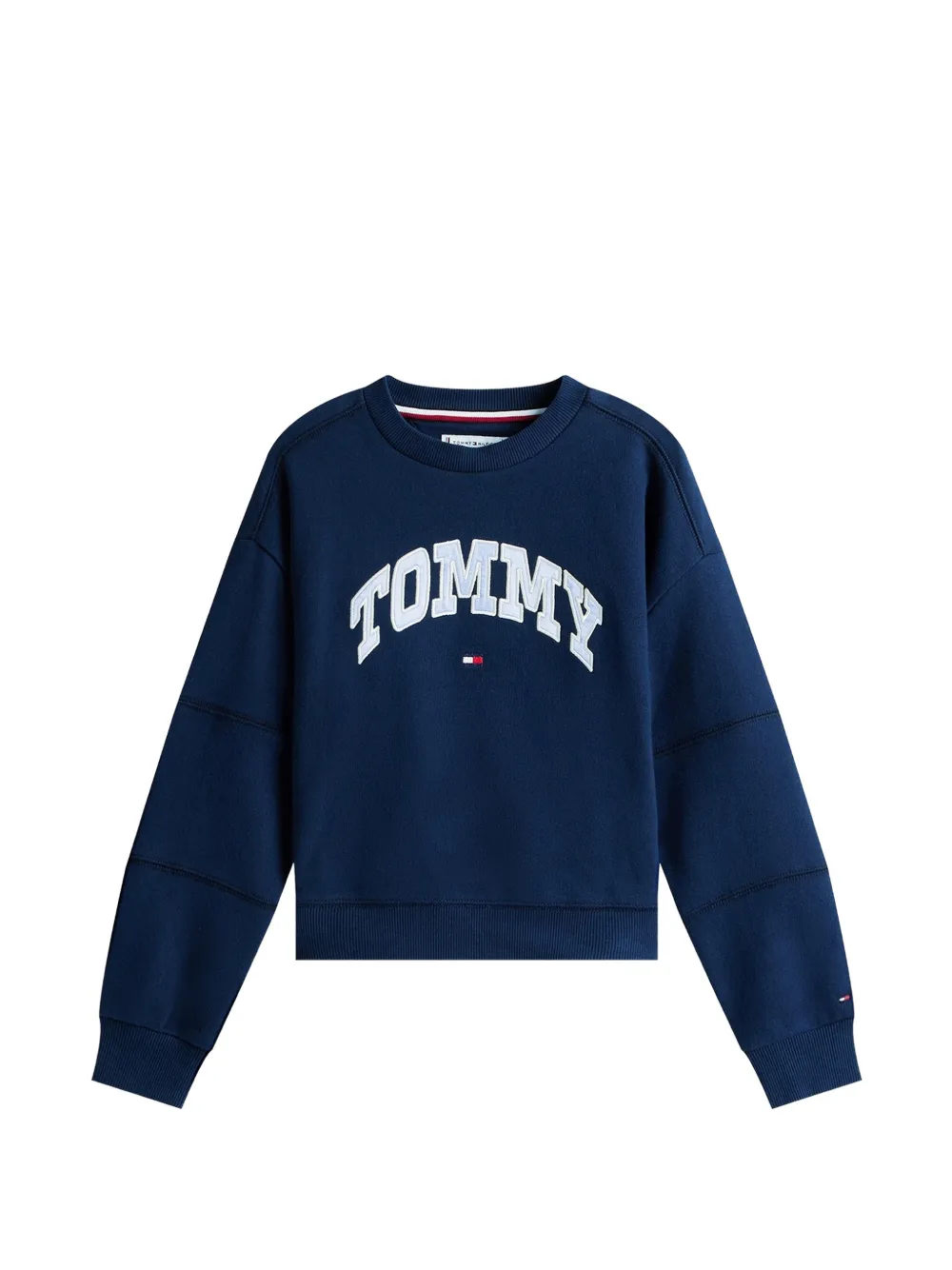 Tommy Hilfiger Junior Felpa con logo - Blu