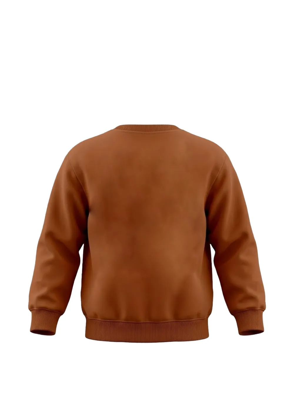 MSGM Kids Sweater met logoprint Bruin
