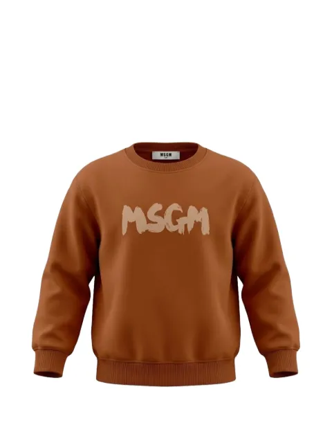 MSGM Kids ロゴ スウェットシャツ