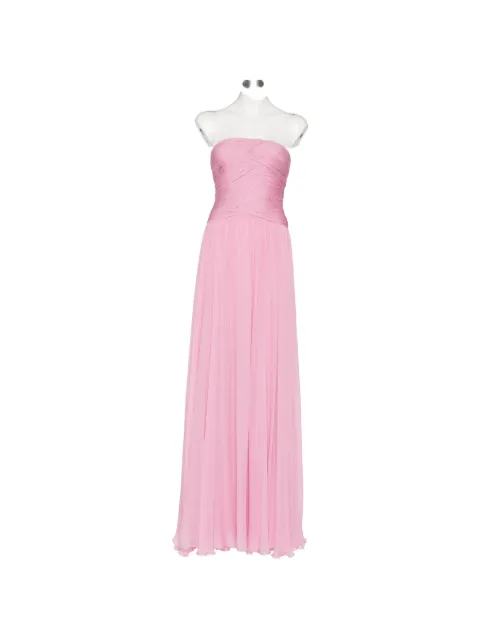 Zuhair Murad strapless silk-chiffon gown