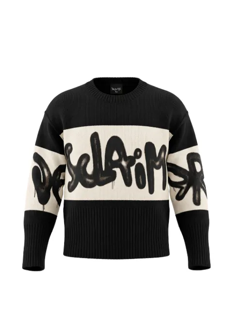 DISCLAIMER Trui met logoprint