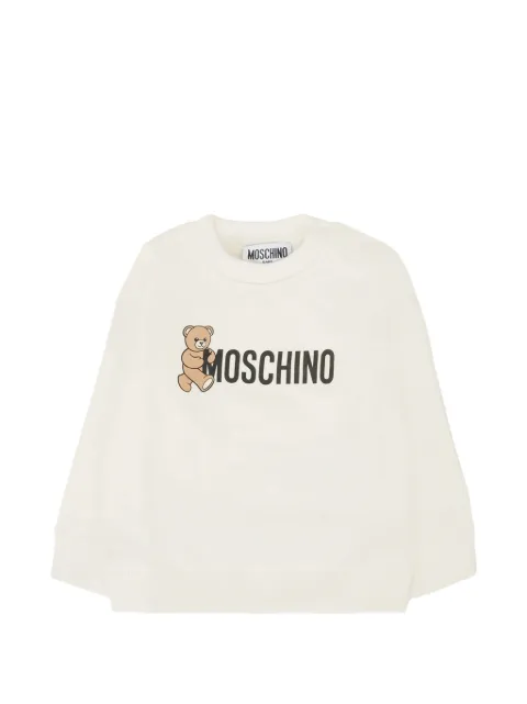 Moschino Kids Teddy Bear logo-print sweatshirt