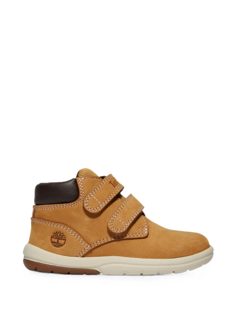 Timberland Kids Sneakers met klittenband Bruin