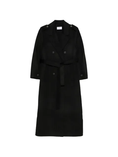 THE DYNAMIS STUDIO double-breasted belted coat