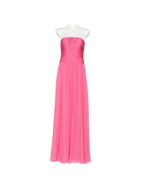Zuhair Murad strapless silk-chiffon gown