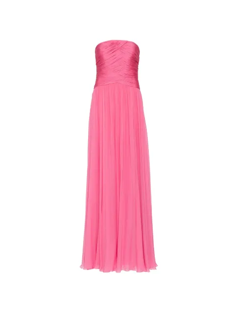 Zuhair Murad strapless silk-chiffon gown
