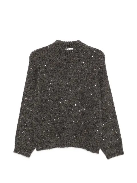 PANICALE sequin-embellished high-neck sweater