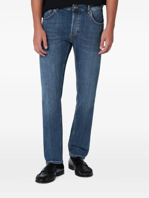 PT Torino Reggae faded-effect straight-leg jeans