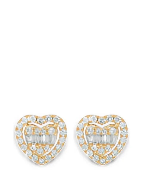 Almas Alaniqa Jewellery heart shape diamond earrings