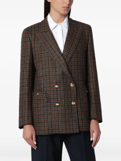 Blazé Milano Amandira Everyday check-pattern wool blazer