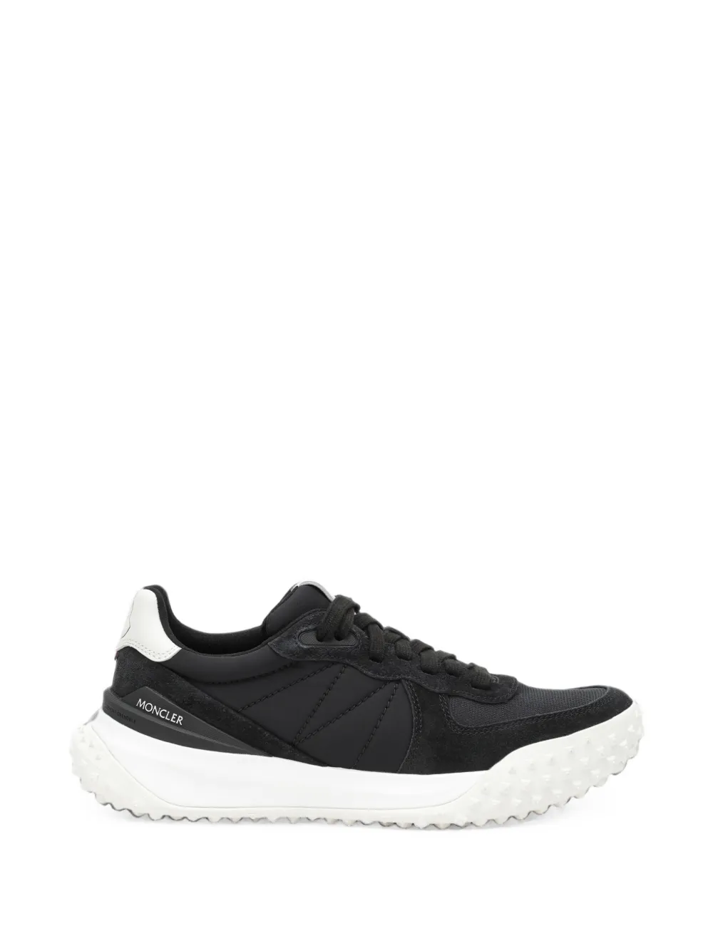 Moncler logo-patch panelled sneakers - Noir Moncler logo-patch panelled sneakers - Noir