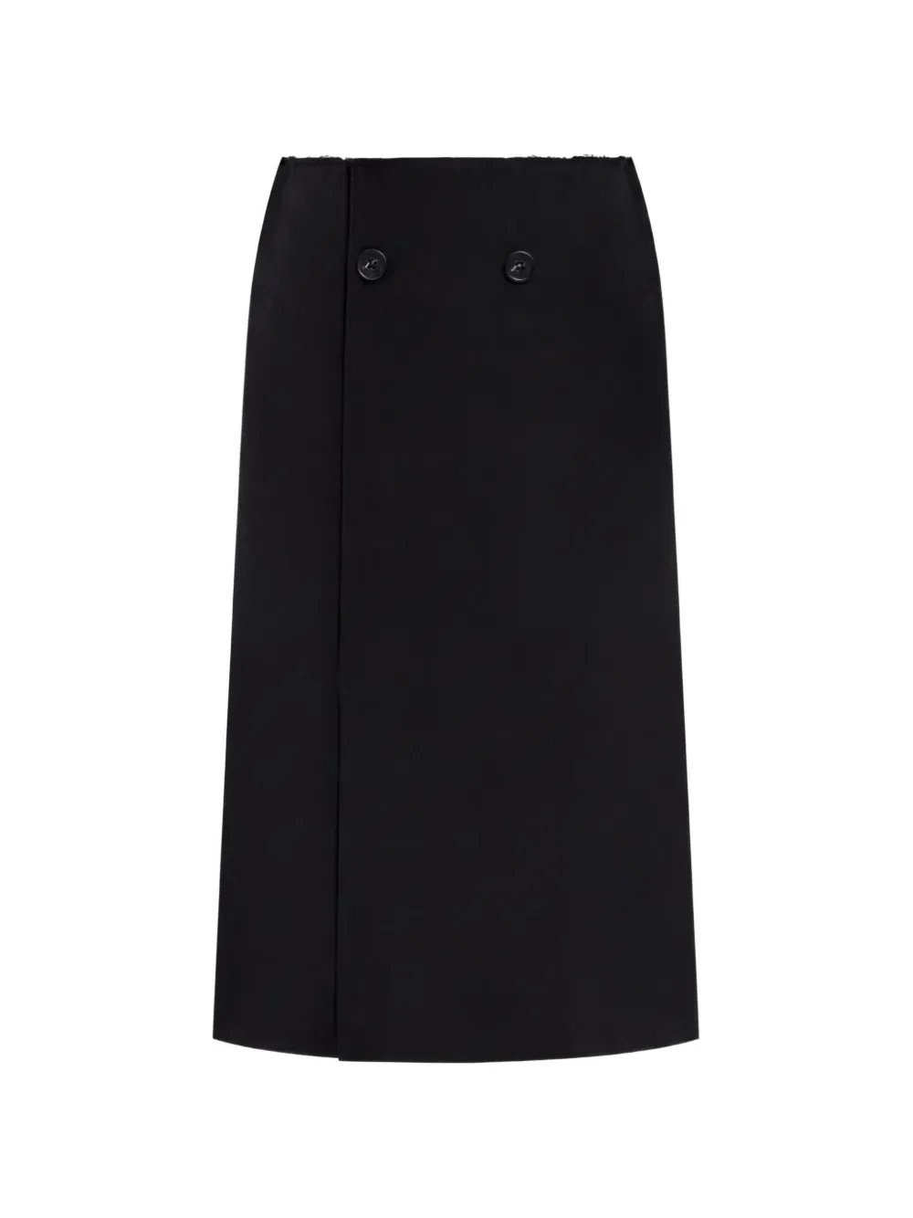 MM6 Maison Margiela wool midi skirt - Nero