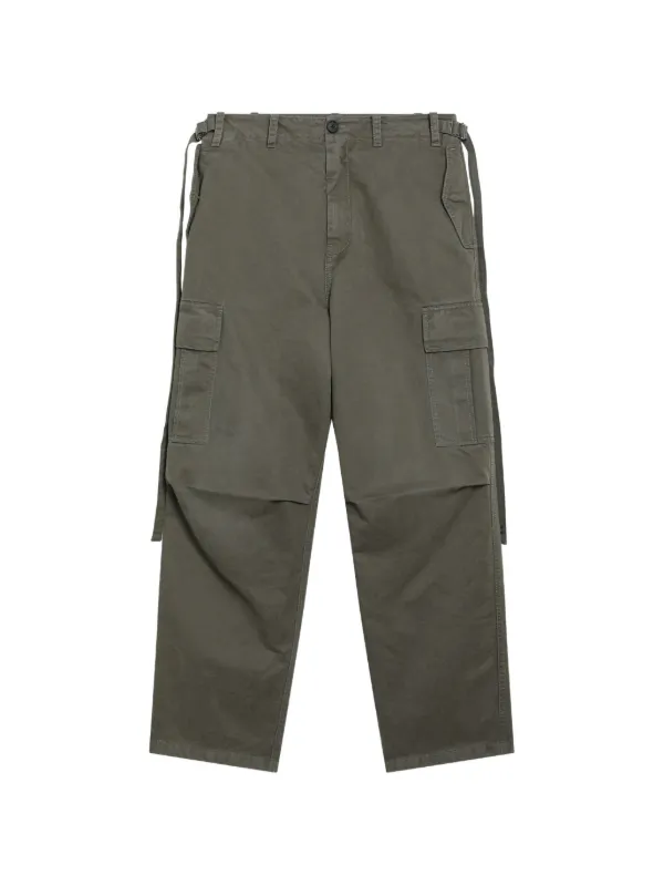 Fendi Buckled-strap Cargo Pants in Green