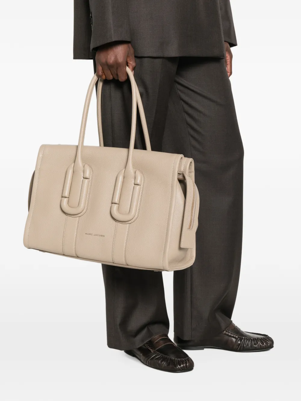 Marc Jacobs The Carryall leren shopper Grijs