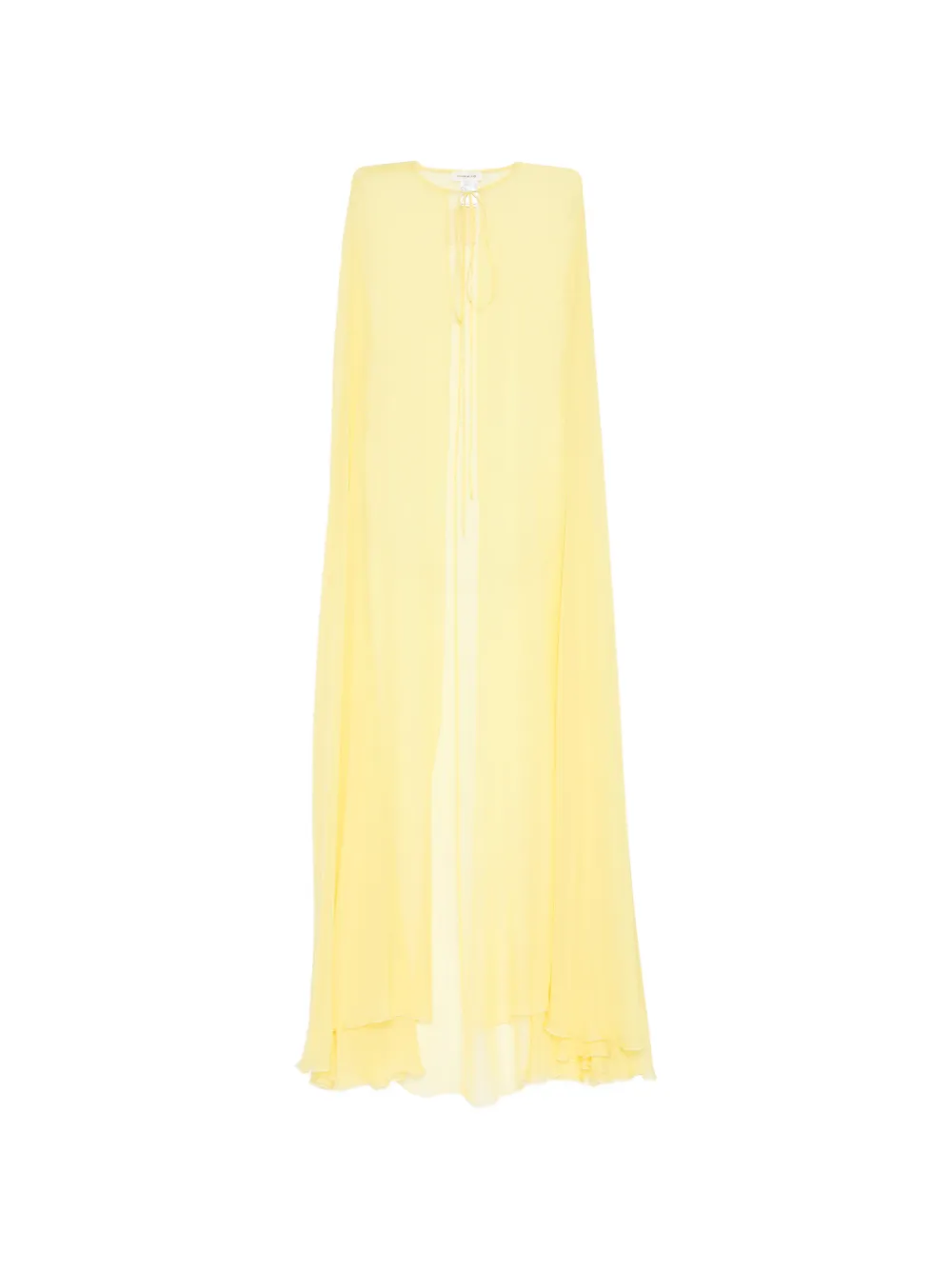 Zuhair Murad silk chiffon cape