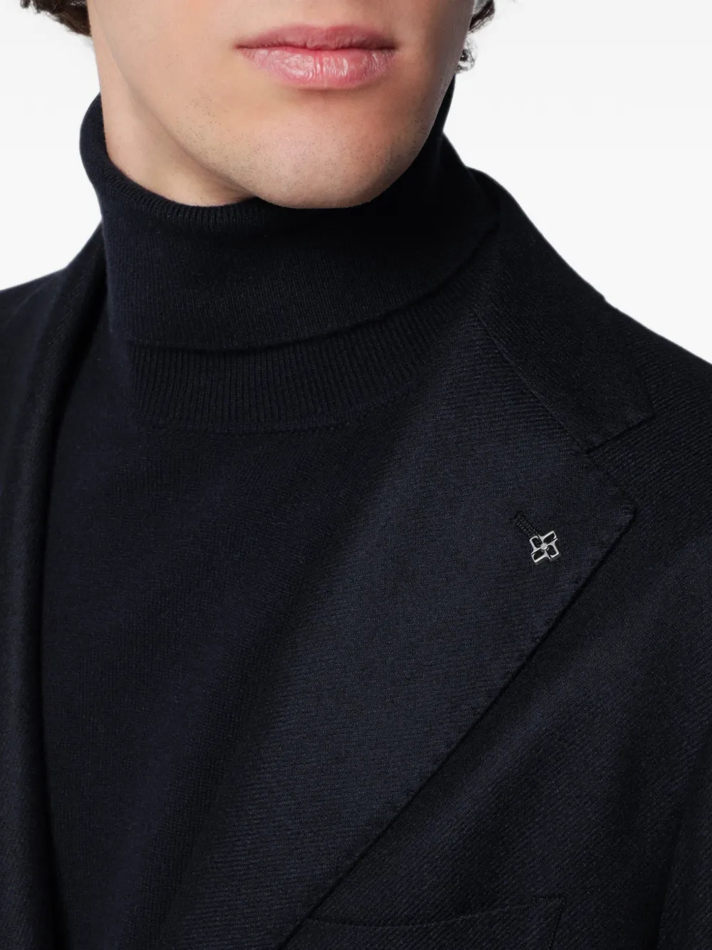Tagliatore Montecarlo blazer met enkele rij knopen Blauw