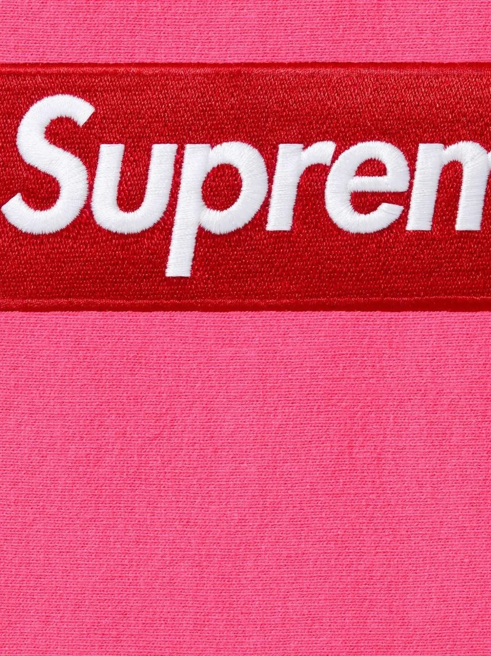 Supreme Box Logo sweater met capuchon Roze