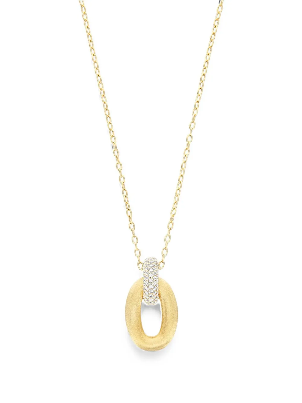 NANIS Libera Aura Halskette mit Diamantanhänger - Gold