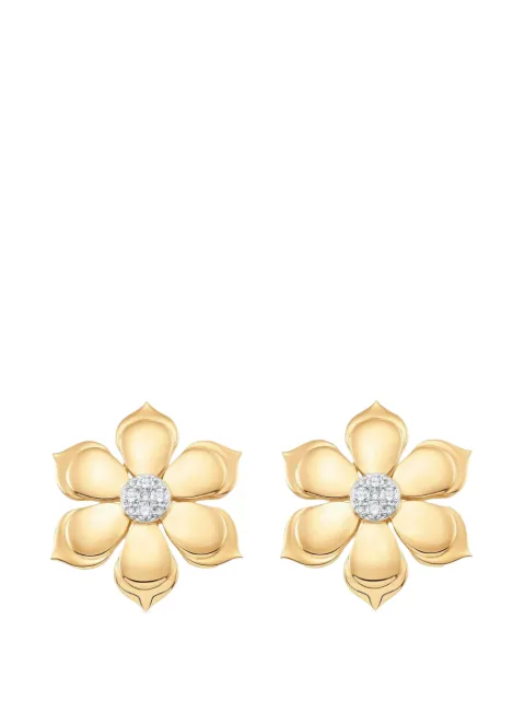 Sara Weinstock Lierre diamond flower earrings
