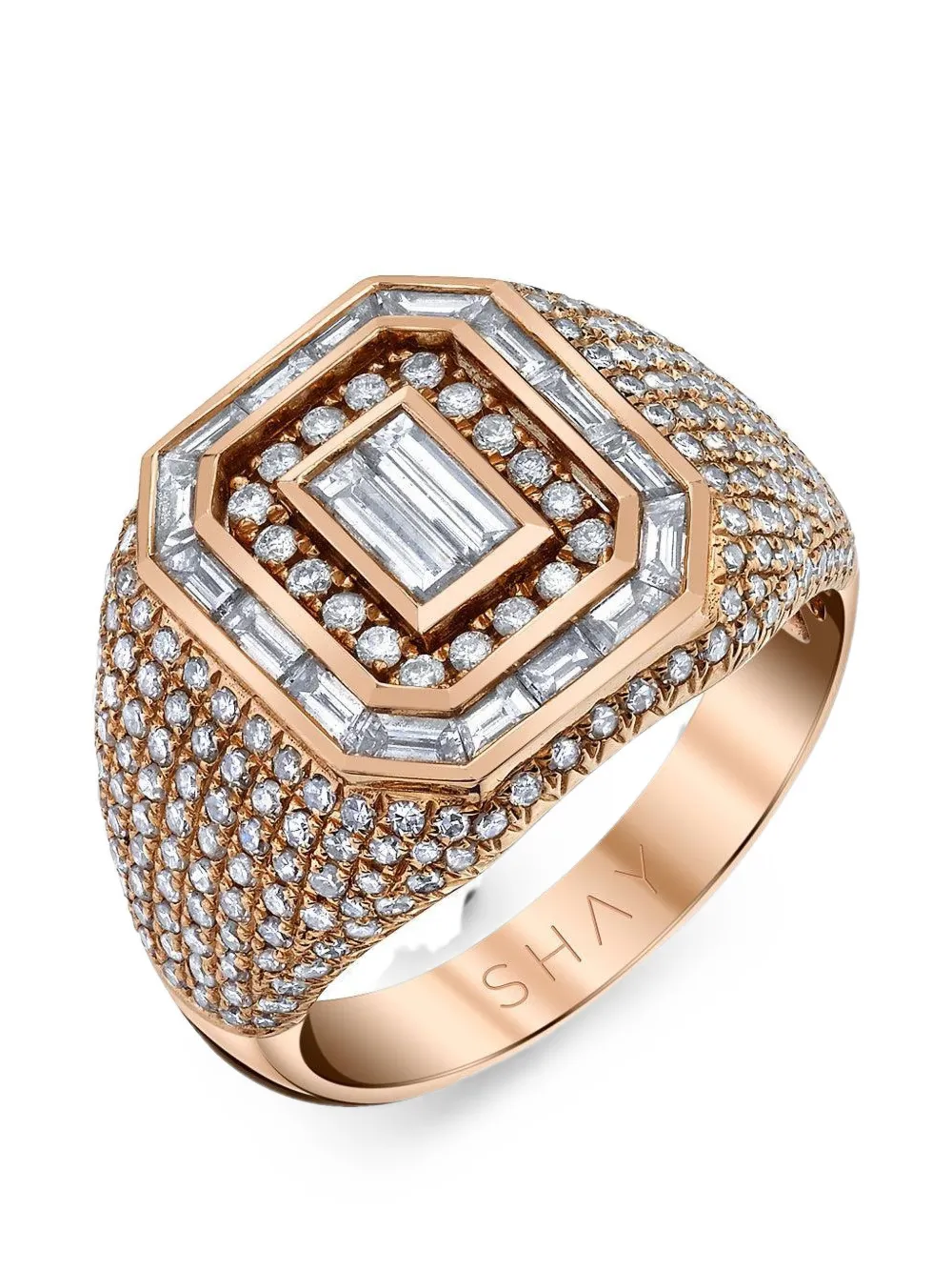SHAY Ready To Ship Champion diamond pinky ring - Rosa