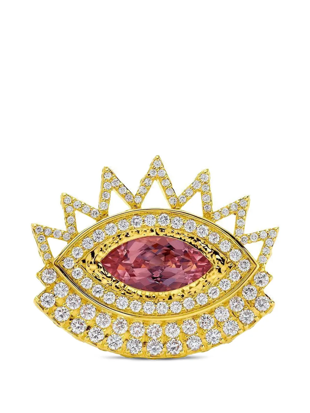 BUDDHA MAMA morganite diamond ring - Oro