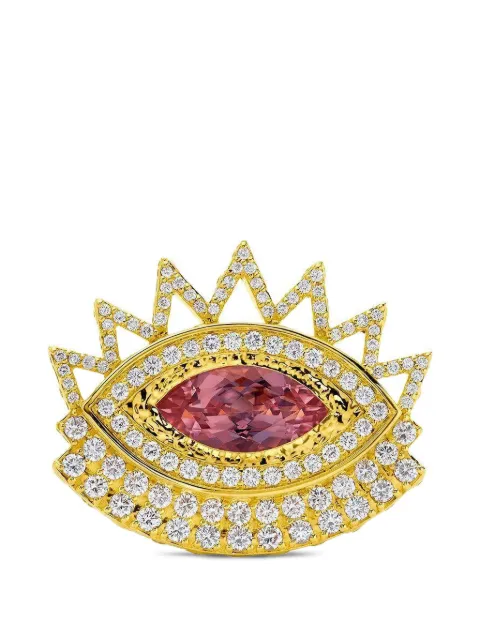 BUDDHA MAMA morganite diamond ring