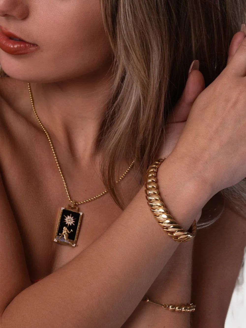 Sidney Garber Wave Link bracelet - Gold
