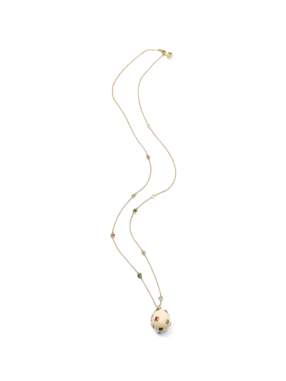 Bibi van der Velden Pop Art sapphire necklace - Gold