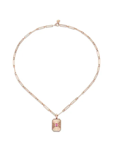 SHAY pink sapphire and diamond necklace