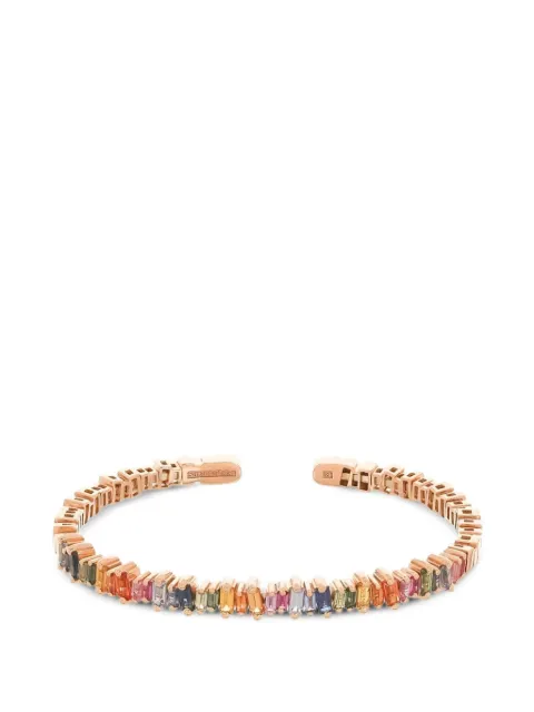 Suzanne Kalan Bold Rainbow sapphire bangle