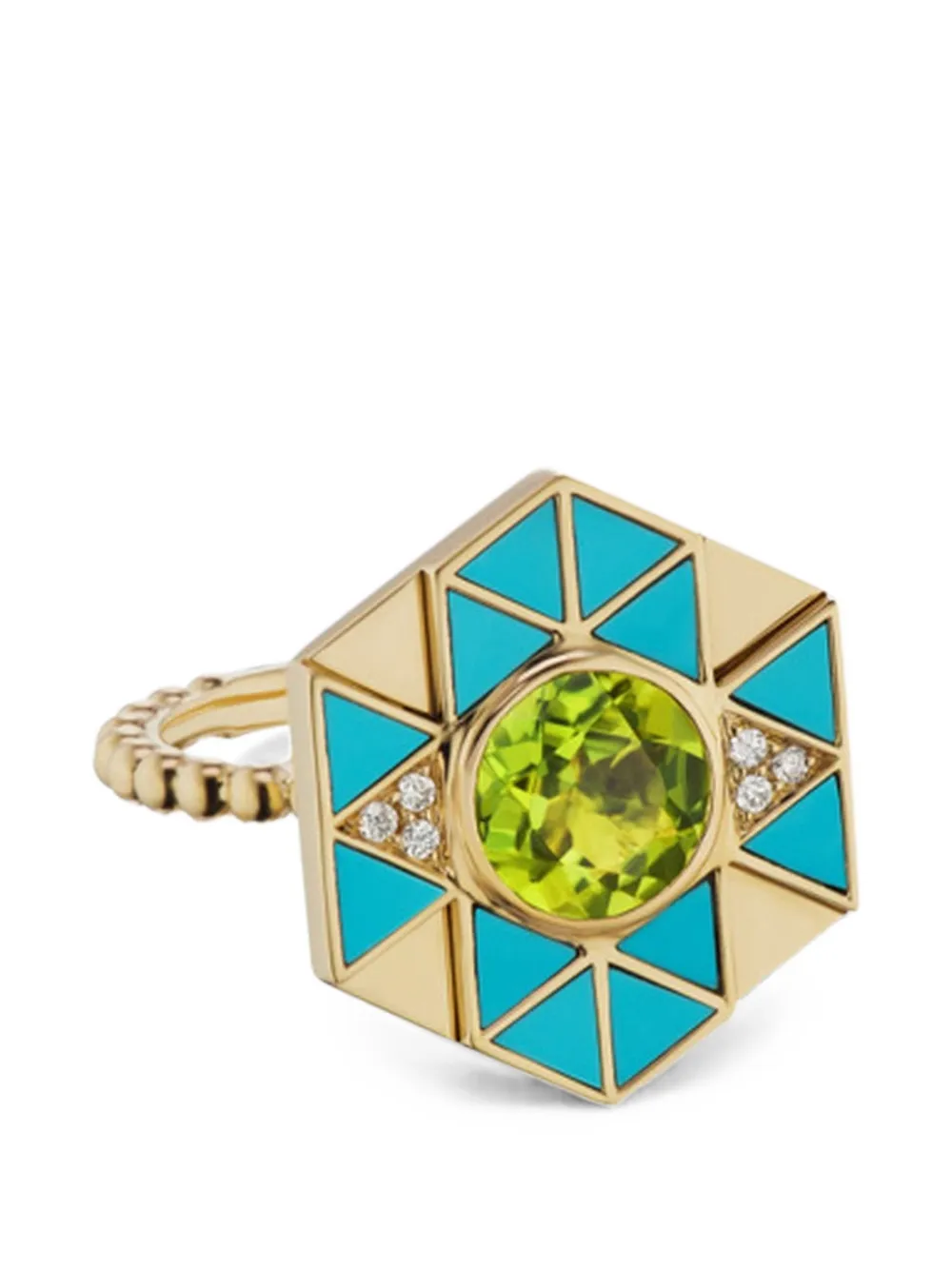 Harwell Godfrey Evil Eye multi-stone ring - Oro