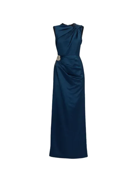ERDEM crystal-embellished sleeveless gown