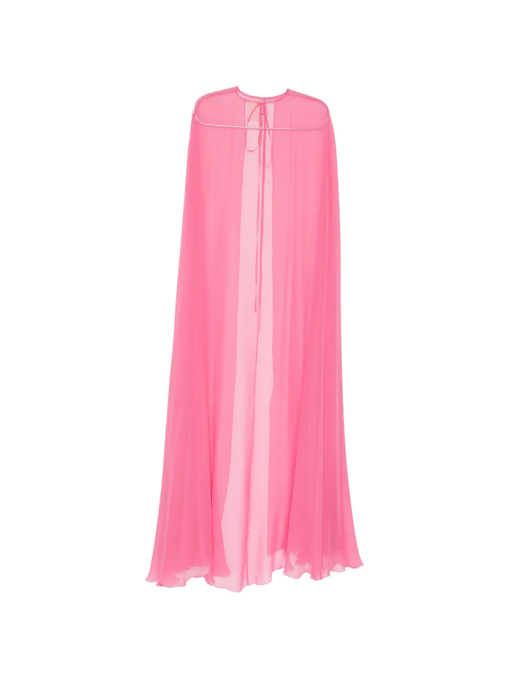 Zuhair Murad Zijden chiffon cape Roze