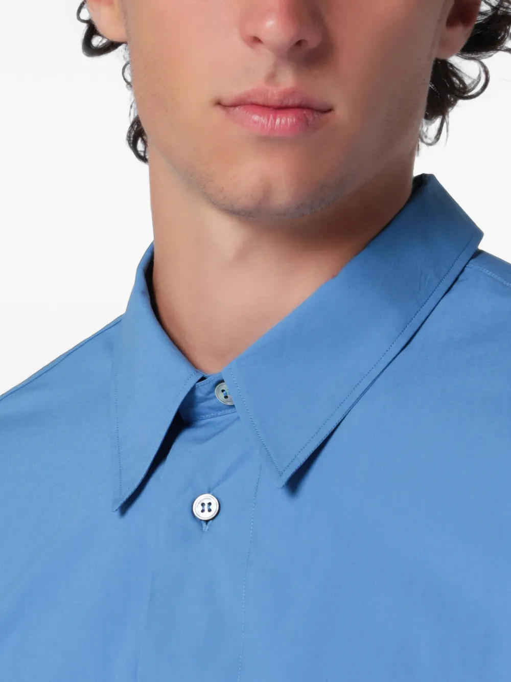 Studio Nicholson Katoenen overhemd Blauw